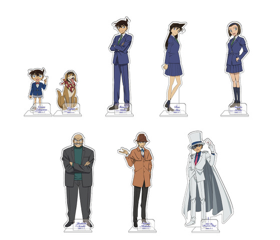 Meitantei Conan: Kudo Shinichi, Kaitou Kid, Hakuba Saguru & Jirokichi Uncle Too! Beautifully Transparent Acrylic Stands Appear! “The only existence… that messed up my thoughts…”